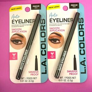 COPY - L.A. COLORS AUTO EYELINER. BLACK. SMOOTH APPLICATION SMUDGE PROOF 0.01OZ